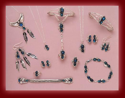 Paua Shell jewelry from the Abalone is cut and polised for pendants, necklaces, bracelets, rings, earrings, bolas, belt buckles, and watch tips.